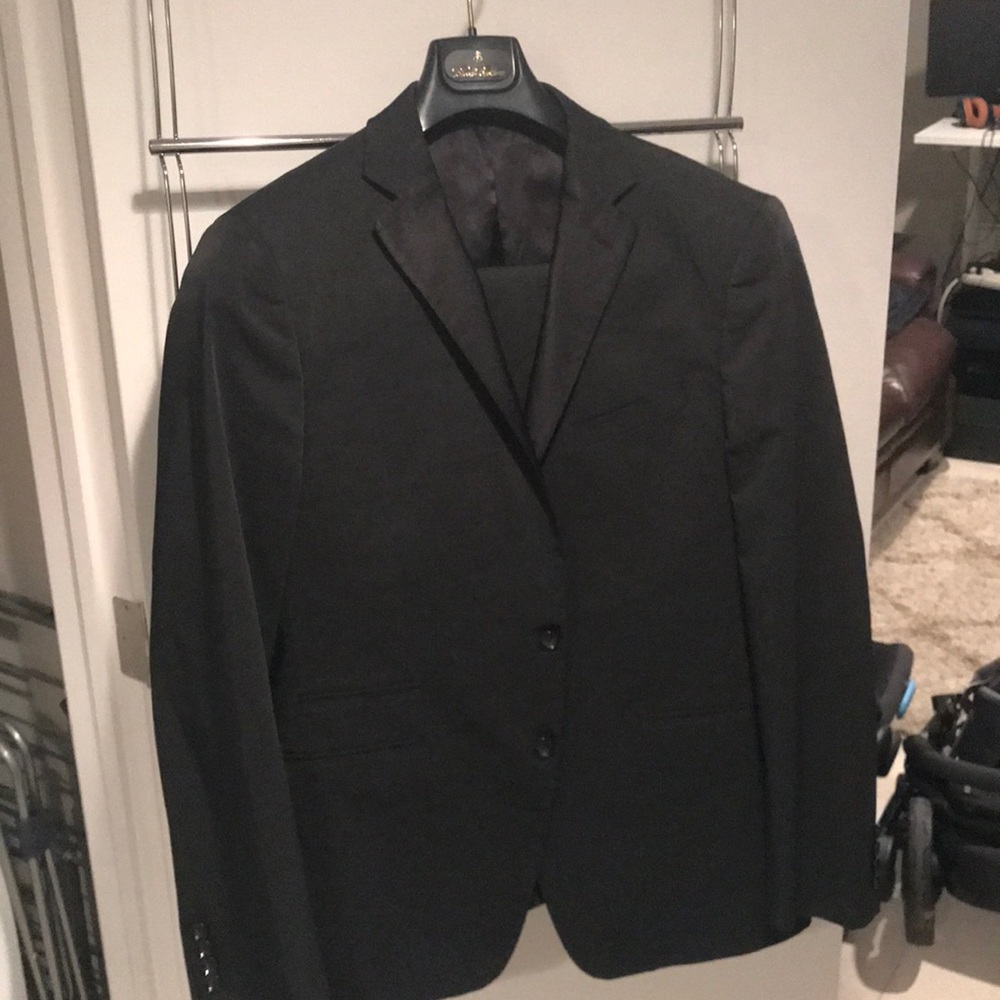 Black Calvin Klein Suit